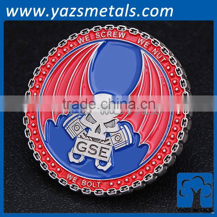 Wholesale Coin Supplies custom metal coin tag