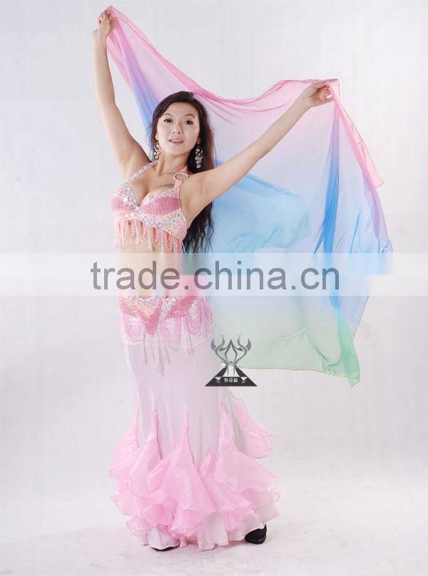Fish Mermaid Belly Dance Costume Skirts for Performance (QC1356)