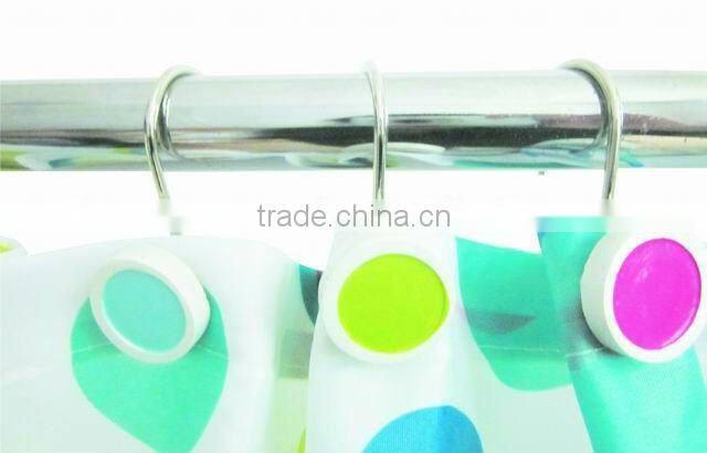 100% polyester bathroom shower curtain ,newly design