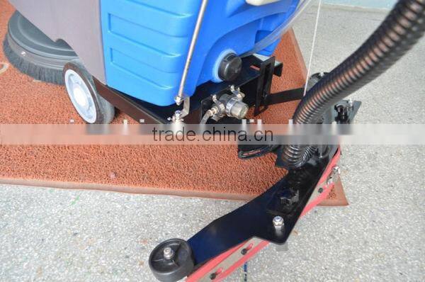 Hand push type hand floor scrubber machine
