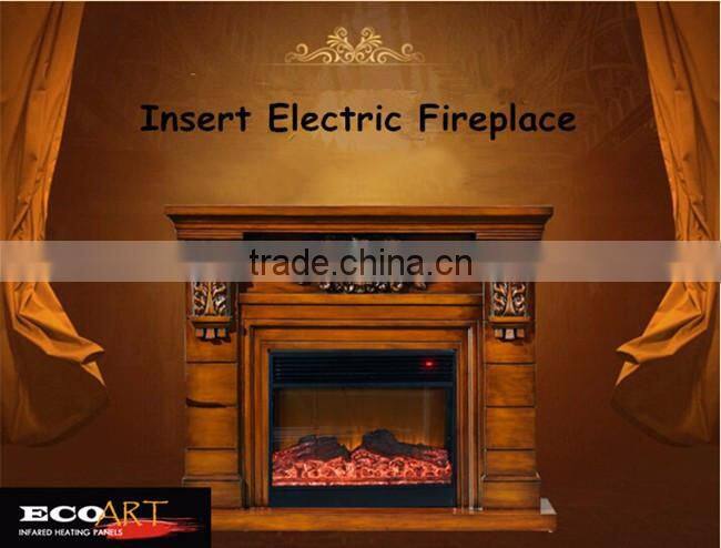 Home Insert Electric Fireplace 1500W Built-in Electric Fireplace