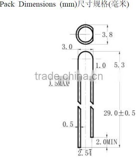 wholesale led diodes light emitting diode Super Brigh 3mm led