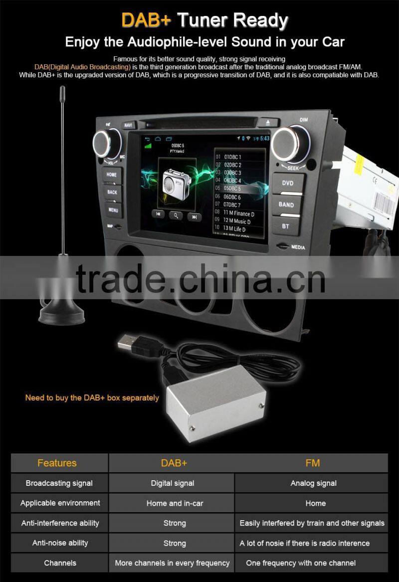 7" Ownice C300 android 4.4 quad core car multimedia player for BMW E90 E91 E92 support canbus