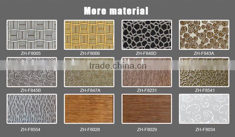 Eco-friendly 3d effect wood decorative wall panel pvc wall panels