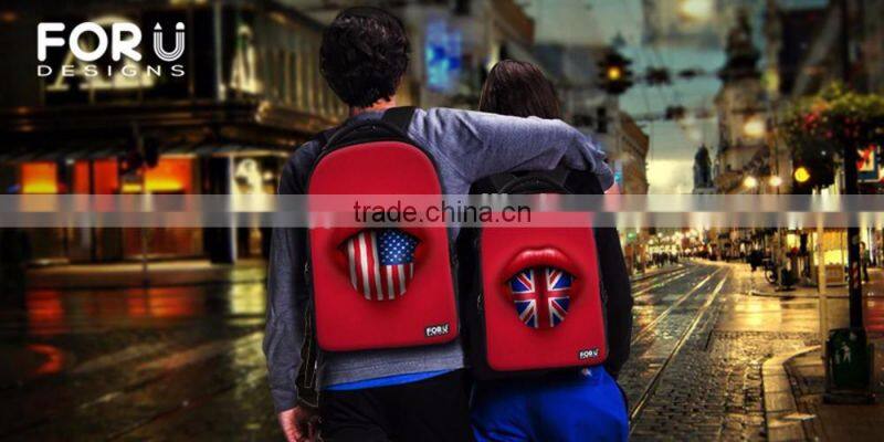 Floral Animal Eyes Backpack,Fashion Backpack,Men Women Backpack