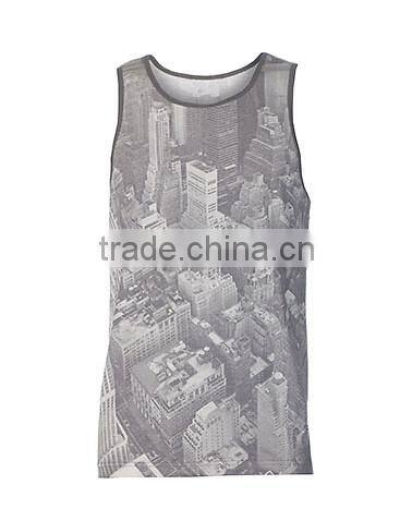 Cheap Sublimation Cool Dry Tank Tops Custom Design
