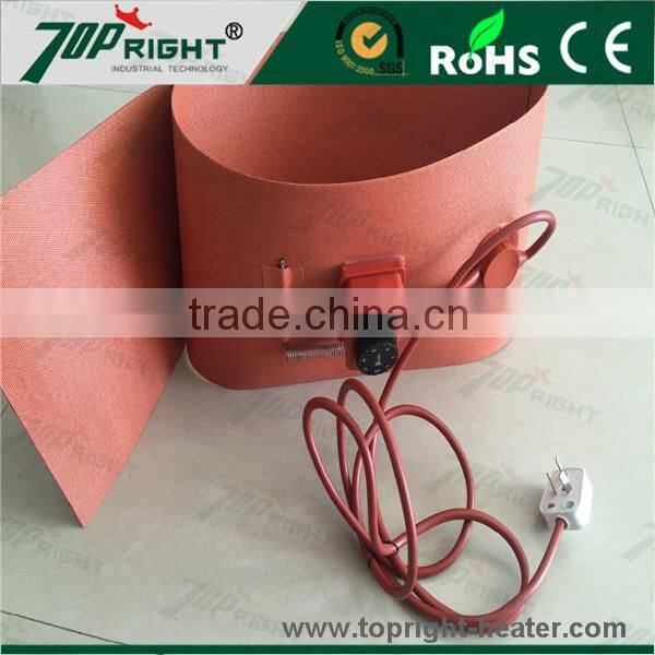 Professional customizing kinds of silicone rubber heater Flexible insulation drum heater