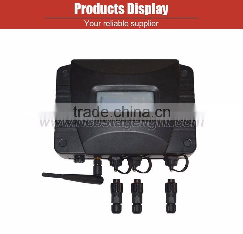 dmx equipment stage lighting IP65 4-ways outdoor dmx splitter wireless
