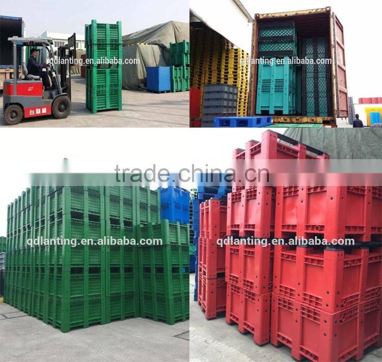 Hot sale mesh big plastic pallet container