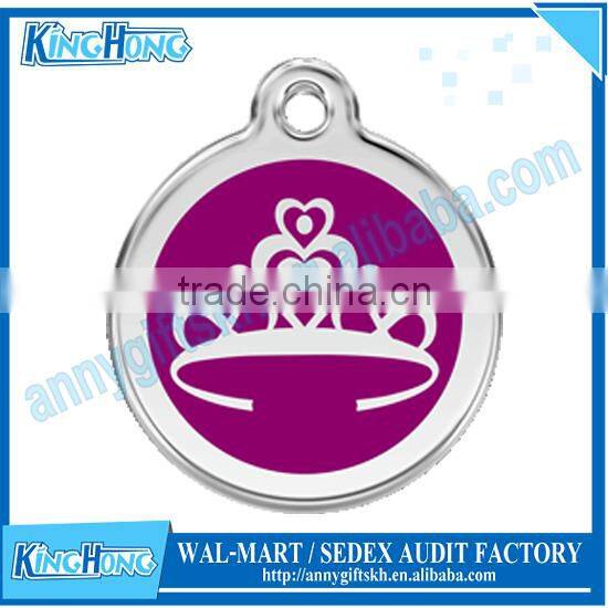 Factory direct sale colored cheap personalized pet dog tags