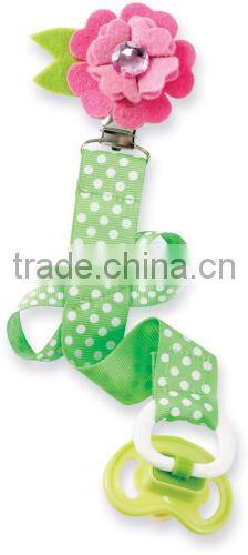 soother clip pacifier clip , pacifier chain and clip , metal pacifier clip