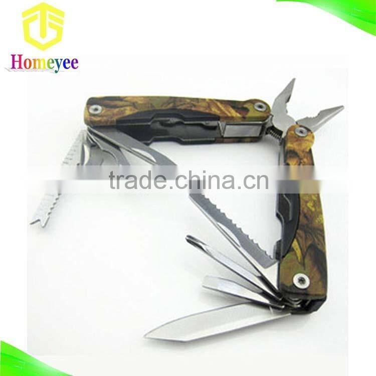 Camouflage Handle Multi Tools Plier With Nylon Bag