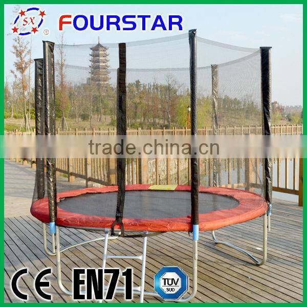 Wuhu fourstar Round Outdoor Sport 10FT Trampoline with safety Net