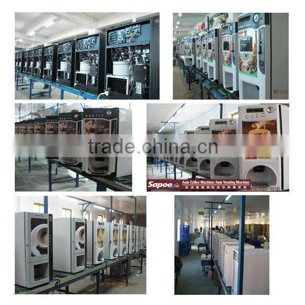 Small coffee vending machine and instant coffee vending machine with CE approval