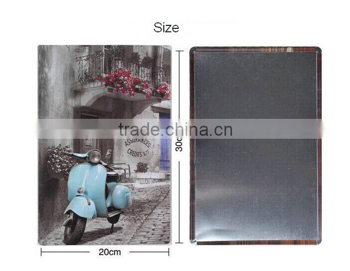 tin sign; vintage tin sign; modern art tin plate