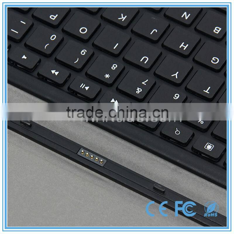 2015 Hottest!!!universal pin docking tablet pc keyboard case with touchpad and mouse 3 in 1 for win 8