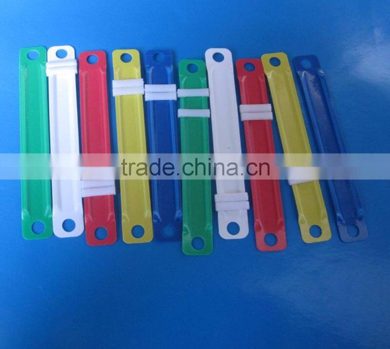 High quality plastic paper fastener clip, plastic paper clips