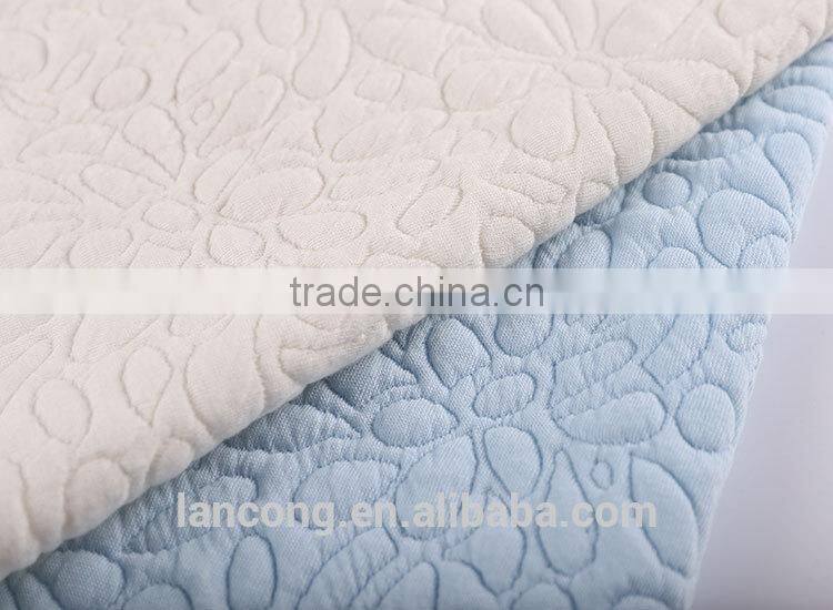 China supplier Women's Clothing Spandex Clothing jacquard velour fabric