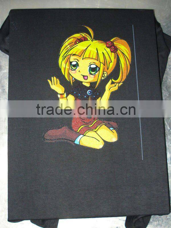 Multi color flatbed printer for t shirt/digital flatbed printer for garment.