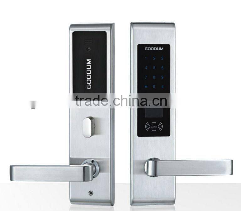 2013 new stainless steel door lock--stainless steel keypad door lock-- code electronic lock