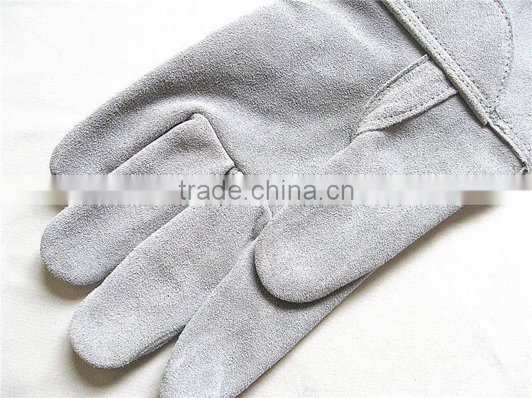 Factory Price Cow Split Leather Welding Gloves Exporters Of Faisalabad