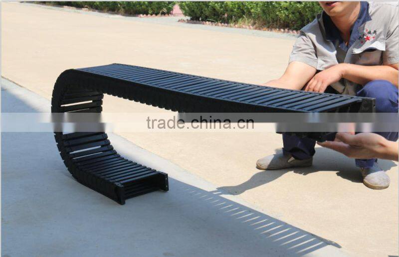 cnc cable flexible plastic hose carrier drag chain made in china