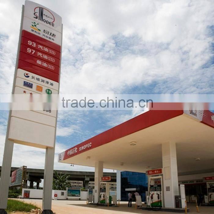 Led Advertising Pylon Sign For Gas Station