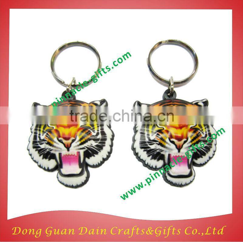 2017 new customized designs 3D soft pvc keychains