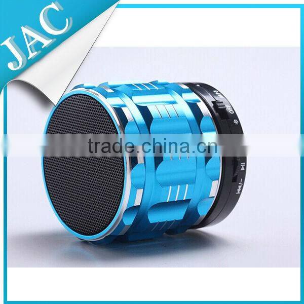 S28 Metal Mini Stereo Portable Bluetooth Speaker With Handfree Mic+TF Card Slot
