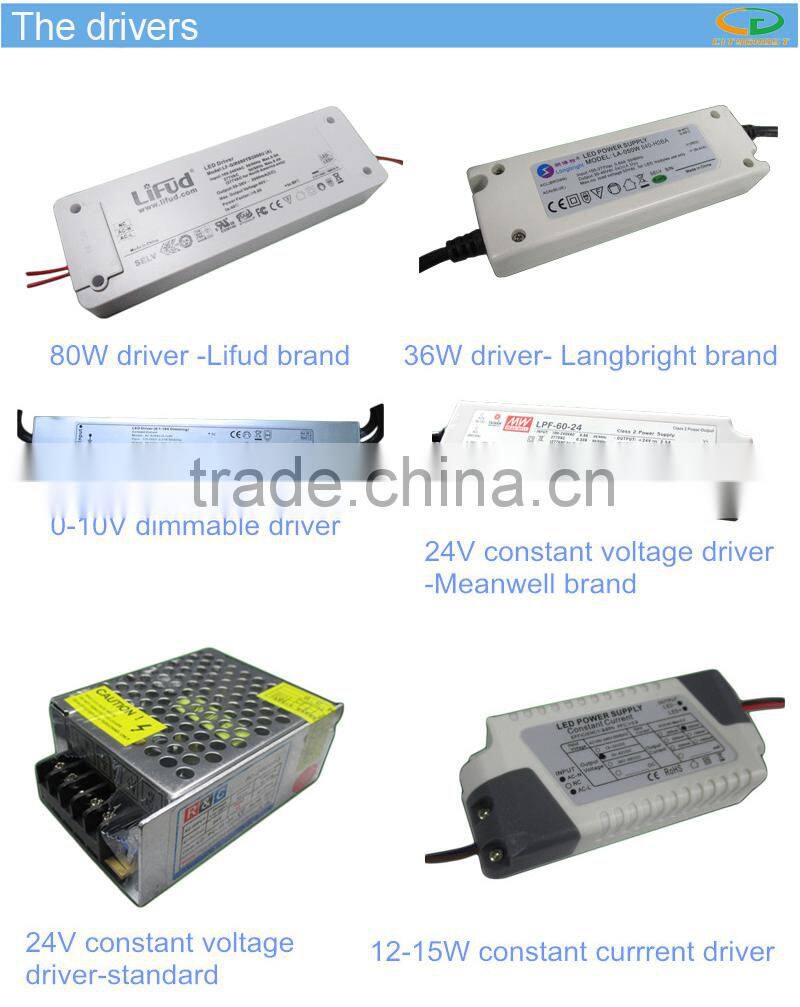 Silver color frame 9mm thickness triac dimming led panel light 2'x2' 36W