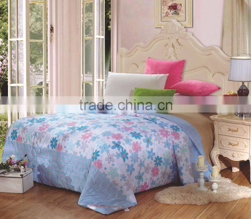2015 China Washable summer quilt bedspread patchwork,cheap baby quilt cover