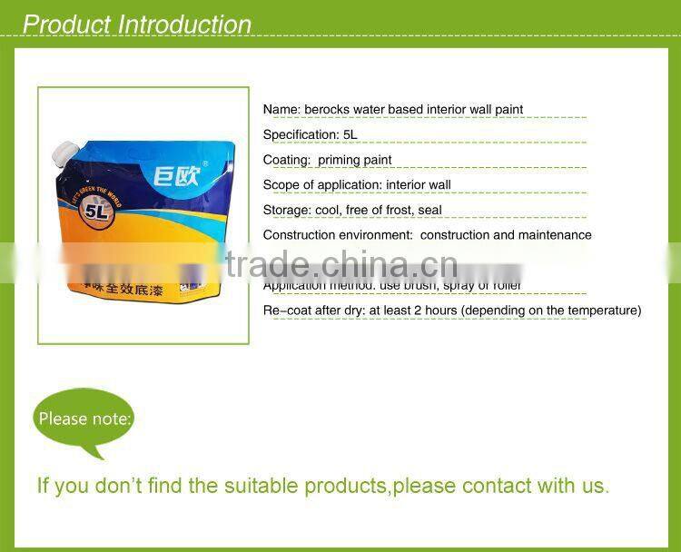 environmental washable interior wall paint for children room/interior wall emulsion paint