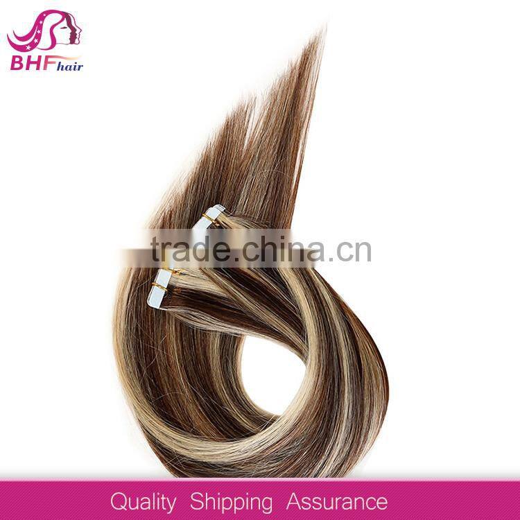 long lasting all color available ombre tape in hair extensions