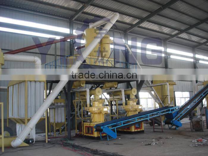 Complete Wood Pellet Plant Sawdust Pellets Maker Machine Line Less Noise