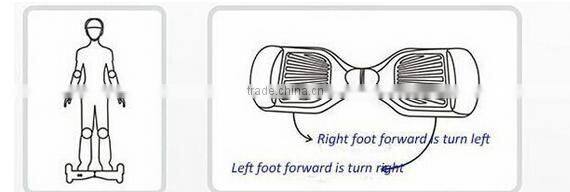 6" Red Self Balancing Scooter Hoverboard