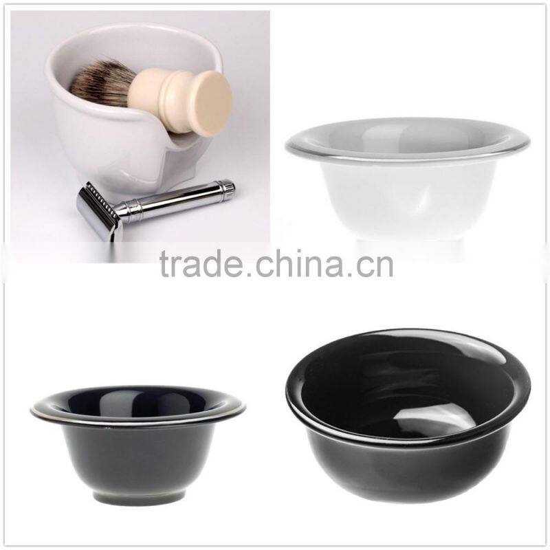 Custom Design White Ceramic Shaving Bowl