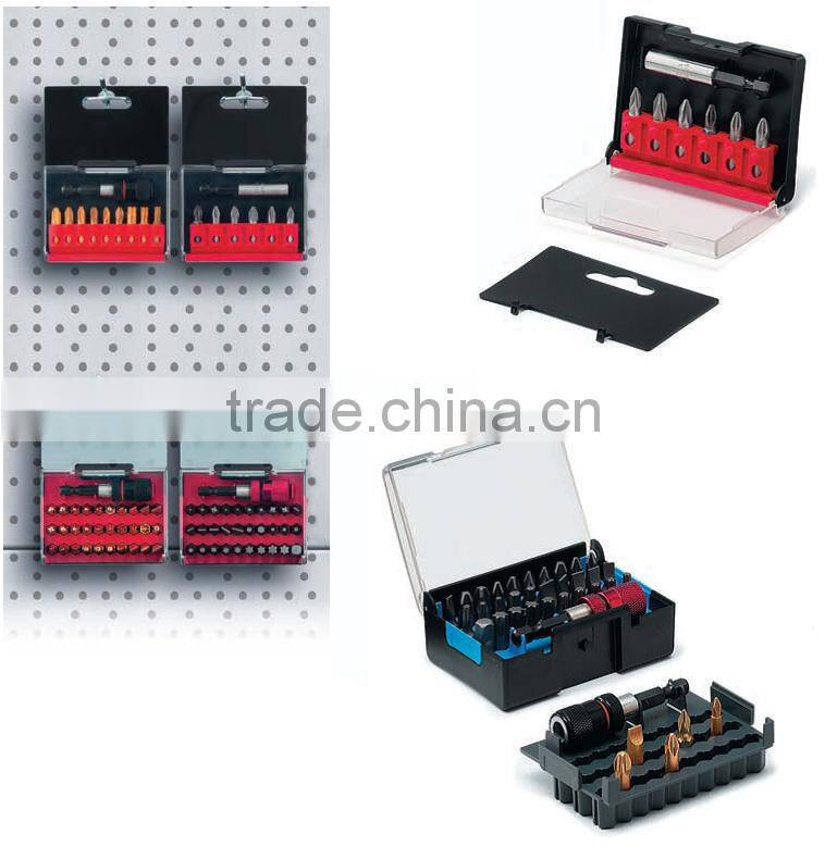 Plastic storage box for bit sets BP