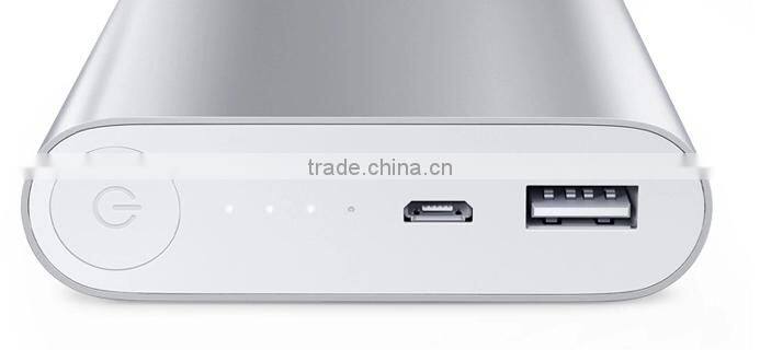 2014 security aluminum shell power bank 12000mah usb optical output 12000mah 5.0V/1000mAh; 5V/2100mAh