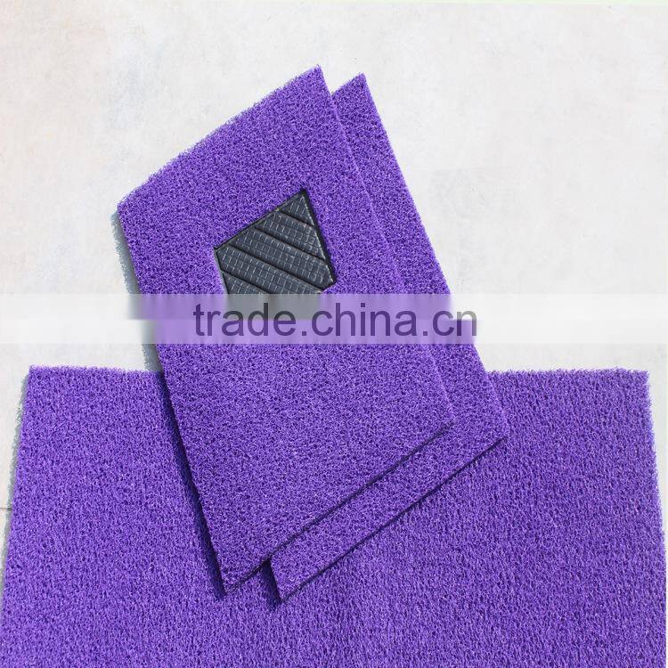 DIY car carpet PVC wire drawing car pad suits car decoration mats