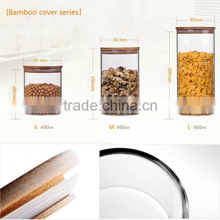 cheap glass honey jars wholesale glass food storage with food for glass storage container