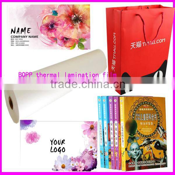 Export worthy Customized BOPP Thermal Laminated Transparent Film