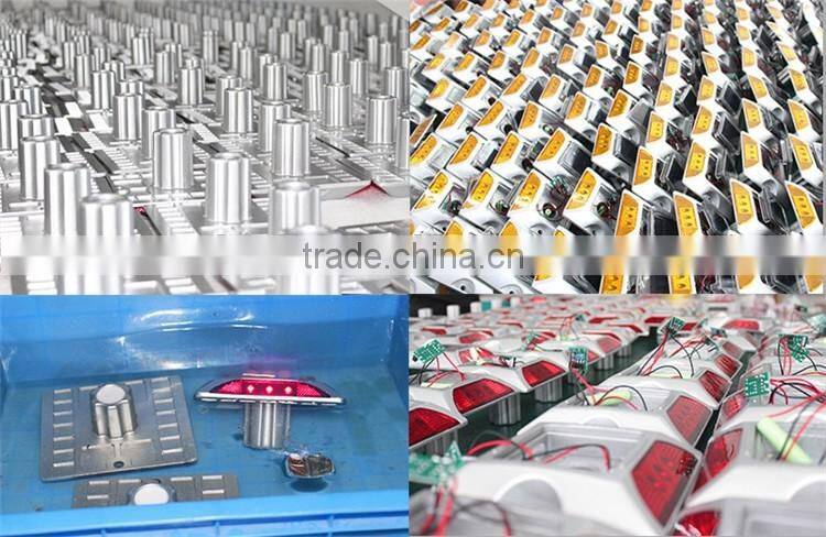 Green Energy Power red 4led road side reflective road stud