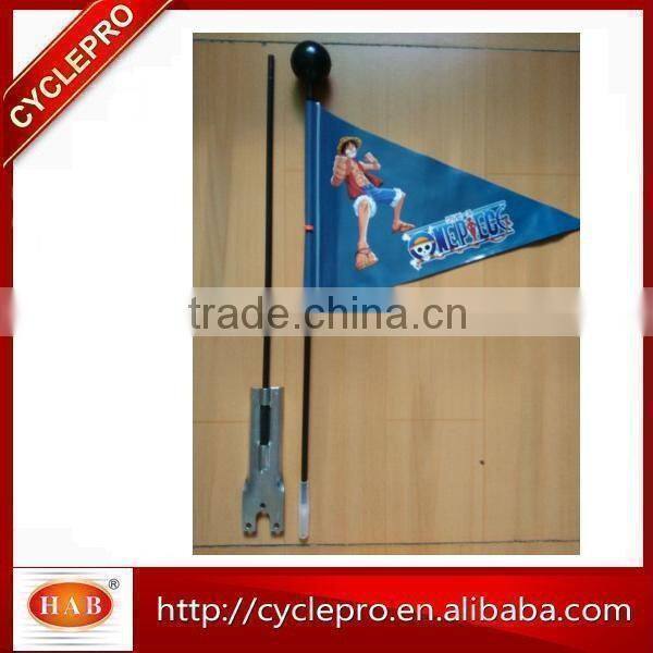 Safety Flag Fluro Orange Bicycle Childs Bike Mobility Scooter Pram Kids Safety flag 122CM