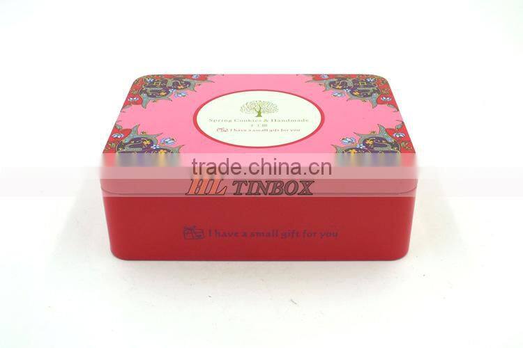 Rectangular Candy Cookie Biscuit Tin Box/Tin Can