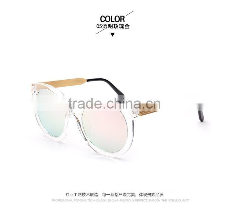 Wholesale Fashion Women's retro round sunglasses
