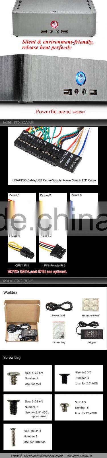 Small case for pc computer/desktop home computer /industrial pc can be DIY from Shenzhen