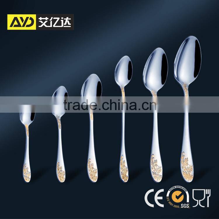 stainless steel spoon