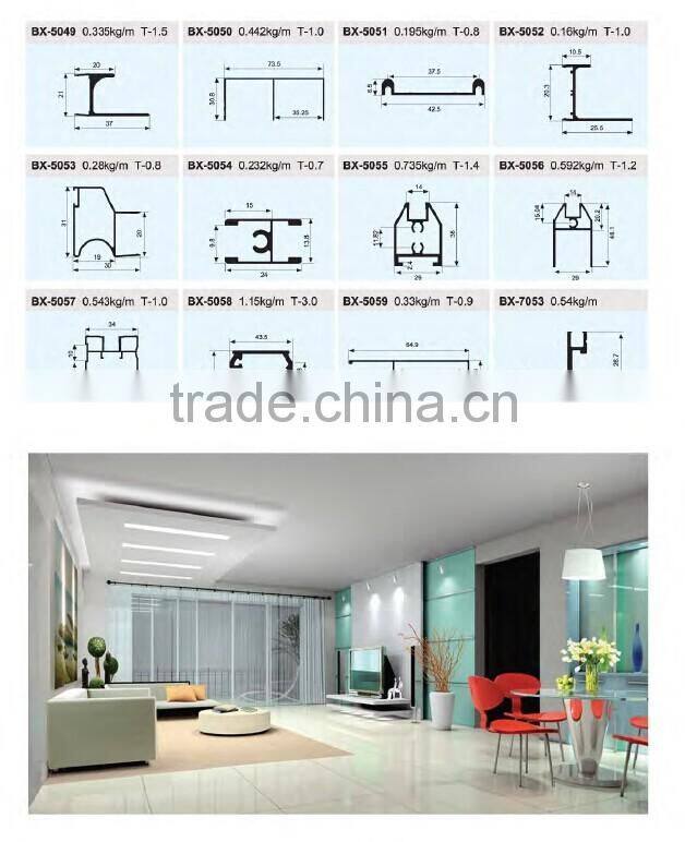 China Market Different Surface Processing Aluminum Window Frame Covers