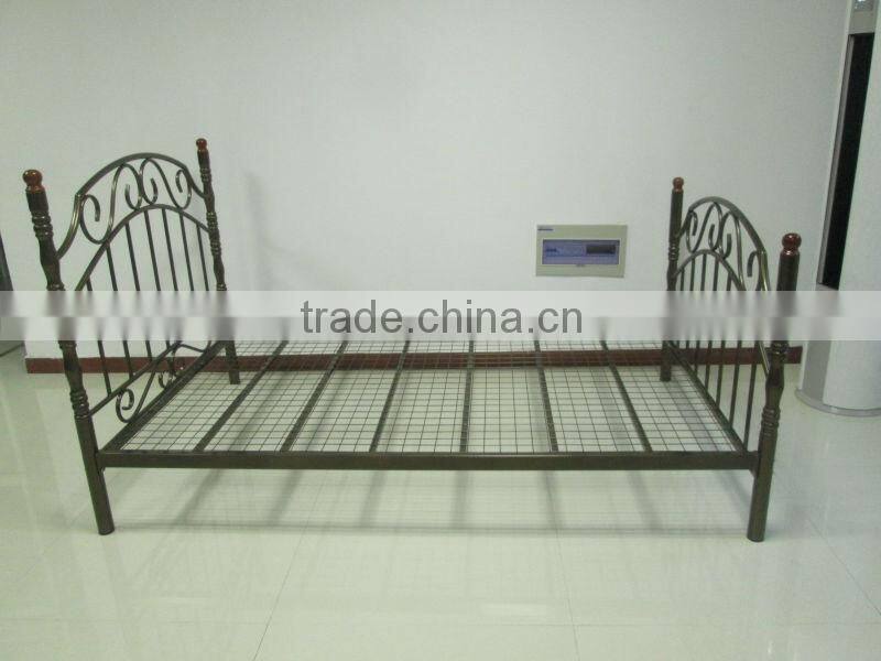 antique metal bed with modern design