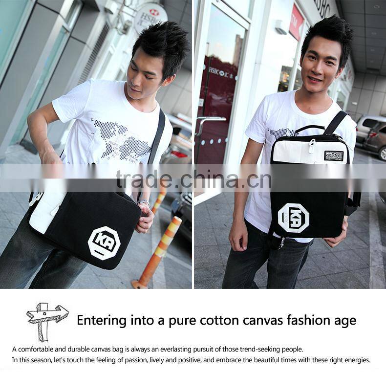 Cotton Canvas Handbag Cross Body bag Laptop Handbag Mens Hand Bag Business laptop bag